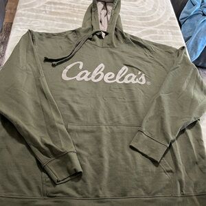 Cabela's Olive Green Pullover Hoodie 2XL